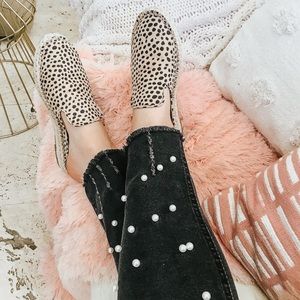 DV by Dolce Vita Elaine Espadrille Leopard Mules
